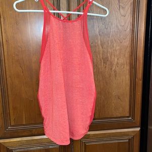 Red Lulu tank top